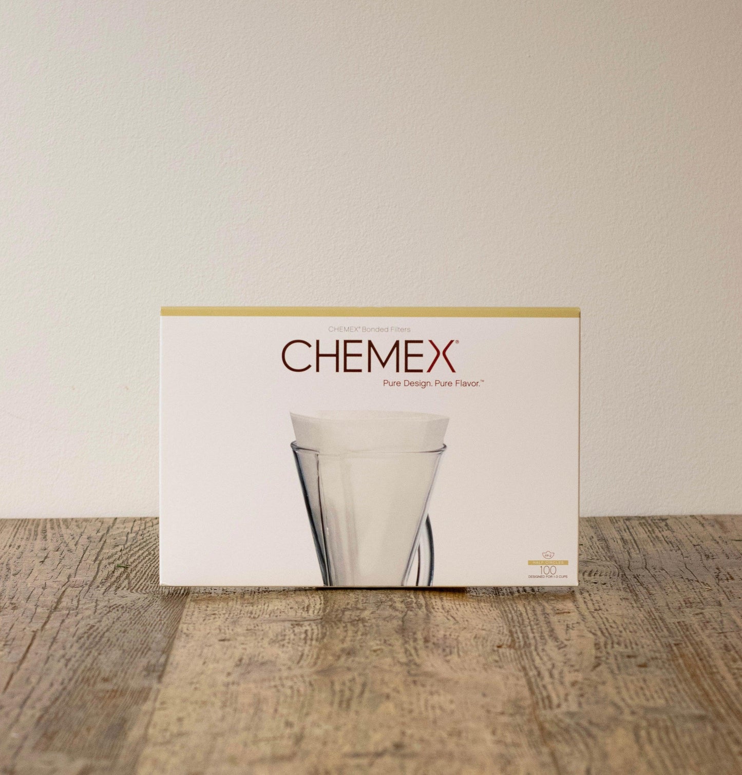 Paper filters for three cup chemex